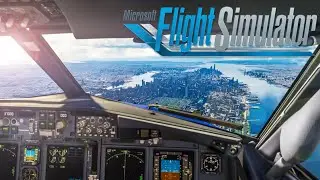 Flight Simulator 2020 | LANDING OVER MANHATTEN | PMDG 737-600 | Full Flight Toronto →  JFK New York