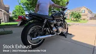 T120 Exhaust Comparison