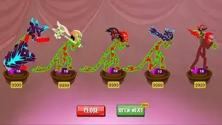 DISCOVER NEW GREEN BOSSES GREEN MIXED WITH RED VS FINAL BOSS - MOD STICK WAR LEGACY 