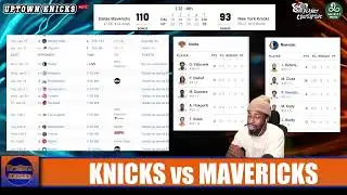 New York Knicks vs Dallas Mavericks Play-By-Play