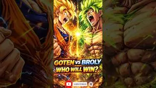 Goten vs Broly 😱 | Kaun Jeetega? Legendary Battle EP 6 🔥| #goku #goten #anime #dragonball