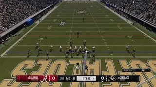 Sanders leads the impressive 98 yd TD drive after the goalline stop vs #15 Alabama