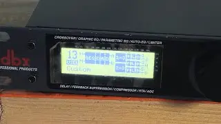 dbx 260 driverack 3 way setup ! Dbx driverack 260 3 wey full seting