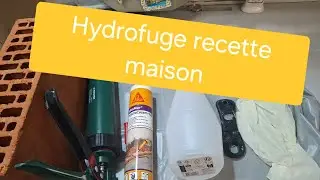 Fini l'humidité  voici mon hydrofuge maison une barrière contre la pluie.