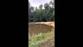 Pond damage repaired!!!