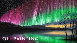 Right After Sunset Oil Painting Timelapse