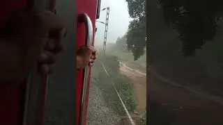 High speed train blowing dust | Saket express . #shorts #song #indianrailways