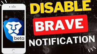How to Turn Off Notifications in Brave Beta Mobile