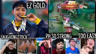 Streamers reaction to Phi. Soriano (Oheb) Maniac against Team MY...😱😱😱