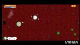 Tasty Planet Lite Grey Goo devorando bacterias, gl&oacute;bulos rojos y blancos. 