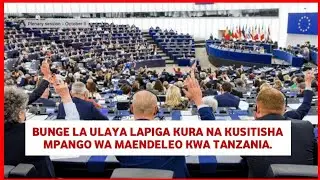 Breaking:Tanzania yasitishiwa mpango wa maendeleo kutoka ulaya kura 539 zapigwa bungeni na tamko  