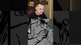 Very quick rundown of our hybrid workflow! #comics #manga #artist #graphicdesign
