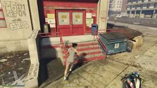 GTA V Salvage Yard Robbery, The GangBanger Robbery, Task 1, Weapon Stash