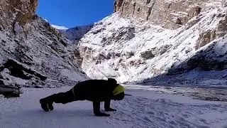Pushing Up in -30 DEGREES