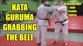 KATA GURUMA GRABBING THE BELT