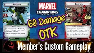 2 Handed She-Hulk & Deadpool vs Mojo (Expert) | Marvel Champions Playthrough