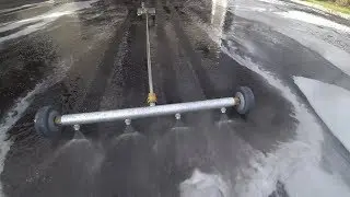 Самая чистая подъездная дорога | Мойка высокого давления с водяной щеткой