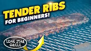 How to make TENDER RIBS for BEGINNERS on the Lone Star Grillz Pellet Smoker