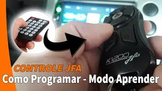 🔸 Como Programar Controle Longa Distância ⁞ JFA k1200 - Modo Aprender ( PT - BR ) + Legendas/CC