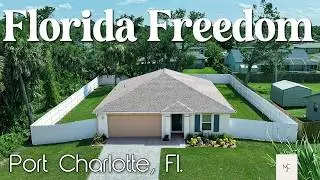 Fresh Florida Living! 🌞 Energy‑Saving Home with No HOA | Port Charlotte Investment!
