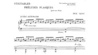 Erik Satie ~1912~ V&eacute;ritables Pr&eacute;ludes Flasques (Pour un chien)