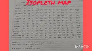 Isopleth map 
