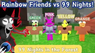 Rainbow Friends play 99 Nights until the END! (part 2) #99nights