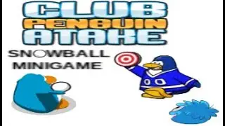 Club Penguin Atake Snowball Minigame