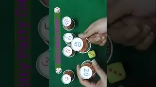 Latest and best kitty game with disposable glass/paper cups game/kitty party games #shorts