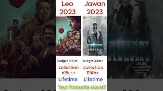 Leo Vs Jawan Movie Box Office Collection #shorts #leo #jawan
