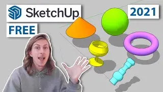 How to Create Rounded Shapes in SketchUp Free