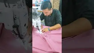 Sewing shirt back gala attach #sewing #stitchncraft #handstitching #tailor #stitchcraft #fashion