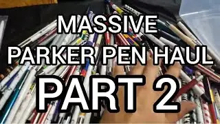 MASSIVE PARKER PEN & CELLULOID FOUNTAIN PEN HAUL (300+pens) Part 2 (Vectors and our Favorites)