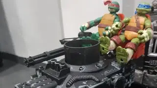 TMNT pizza thrower custom #tmnt #pizzathrower #1/12scale
