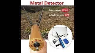 Slow  Underground 1200M Long Range Search Treasure Finder Scanner Gold Detector Treasure Detecting
