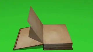 📚 Opening Old Book Animation in Green Screen | Vintage Book Reveal Video Effect HD