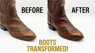 How to restore leather boot at house ? Eagle Shoe Polish Kit | Review