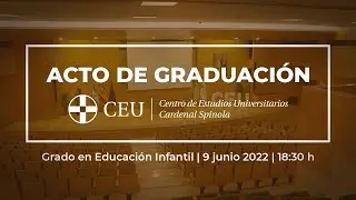 🎓👩🏻‍🏫 ACTO DE GRADUACIÓN | Grado en Educación Infantil
