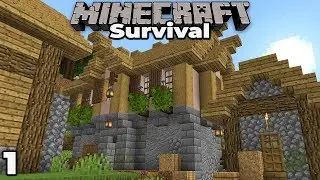 Строительство с fWhip S2: НОВЫЙ СТАРТ #1 Minecraft 1.14 Выживание Давайте поиграем