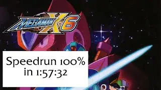 Mega Man X6 Speedrun 100% in 1:57:32 (IGT:01:04:32)