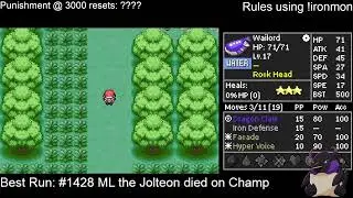 Kaizo Ironmon Month Over 2600 Attempts Total