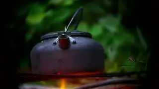 Campfire Ambient Sounds for Sleep, Kettle Boiling.