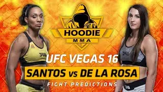 UFC Vegas 16 De La Rosa vs Santos Fight Predictions | MMA Hoodie