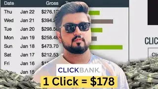1 click = $178 | Clickbank affiliate marketing