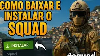 🚔⛔Como Baixar e Instalar o SQUAD dica para o modo FAVELA. #squad