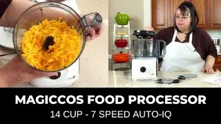 Magiccos Food Processor Review | 14 Cups Auto-IQ 7 Speeds | What's Up Wednesday!