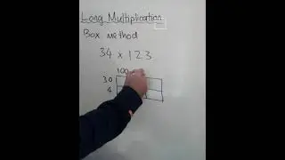 Long multiplication (box method)
