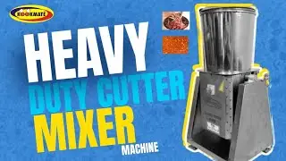 Red Chilly Powder Grinding In Commercial Cutter Mixer Machine | Wet & Dry Grinding Machine #masala 