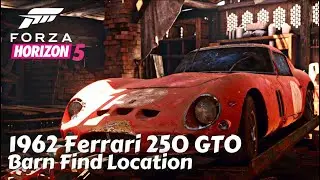 1962 Ferrari 250 GTO - Barn Find Location - Forza Horizon 5
