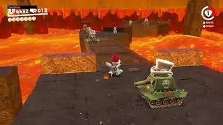 Super mario Odissey - Reino Luna - Energiluna 10 - Agujero en el magma